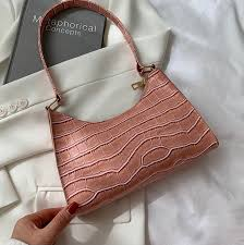 Pink Baguette Bag