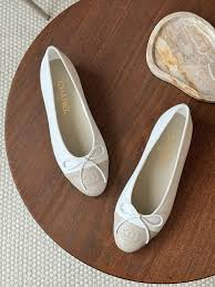 White Ballet Flats